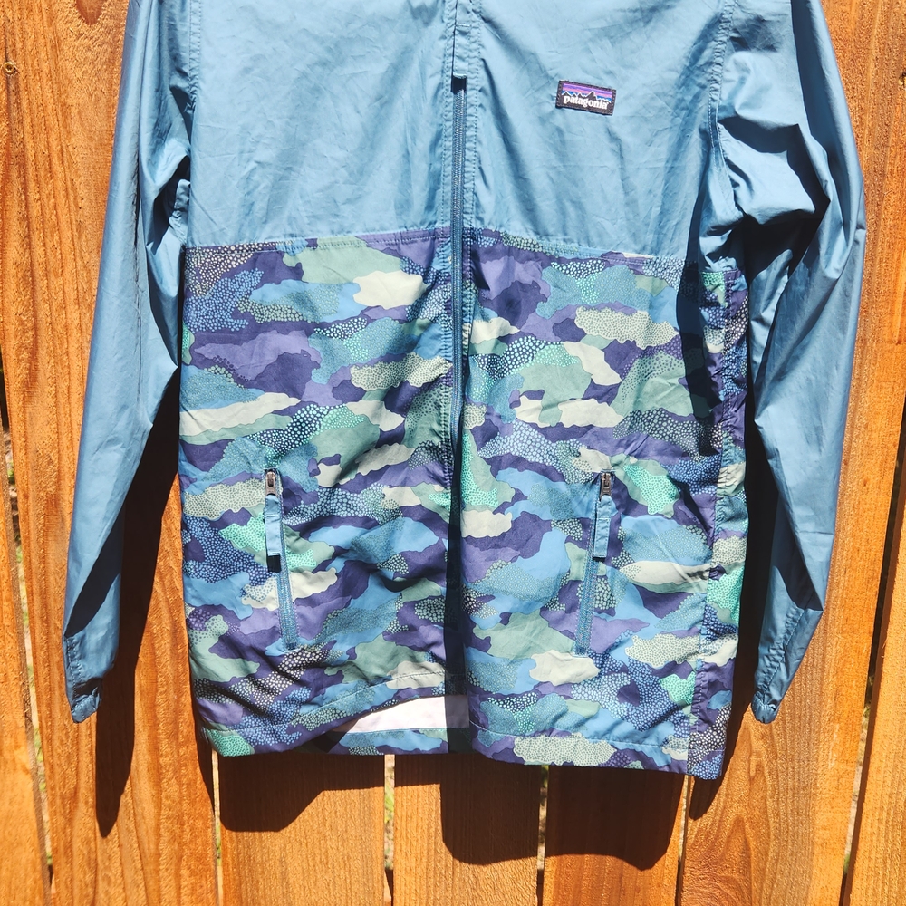 Patagonia Teal Windbreaker Jacket